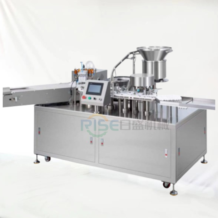 RISHENG|5-50ML AUTOMATIC VIAL LIQUID HIGH PRECISION FILLING AND CAPPING MACHINE